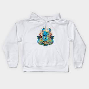 Happy Kustom Kulture Buddha Kids Hoodie